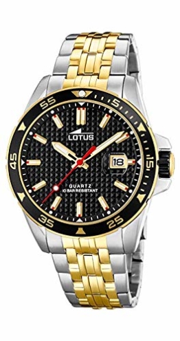 Lotus Herren-Armbanduhr 18652/4 Stahl zweifarbig - 1