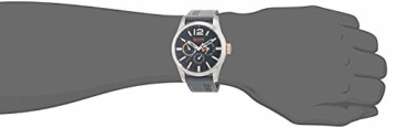 Hugo Boss Orange Paris Herren-Armbanduhr Quartz Analog mit grauem Silikon Armband 1513251 - 5