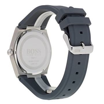 Hugo BOSS Unisex Analog Quarz Uhr mit Silikon Armband 1513564 - 2