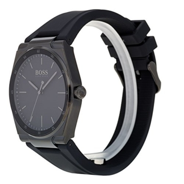 Hugo BOSS Unisex Analog Quarz Uhr mit Silikon Armband 1513565 - 3