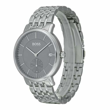 Hugo Boss Herren Analog Quarz Uhr mit Edelstahl Armband 1513641 - 2