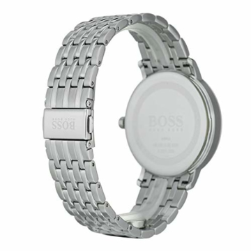Hugo Boss Herren Analog Quarz Uhr mit Edelstahl Armband 1513641 - 5