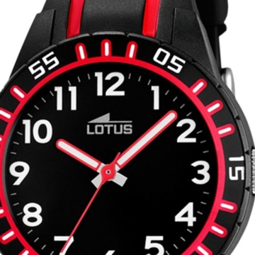 Lotus Jungen Analog Quarz Uhr mit Gummi Armband 18172/5 - 2