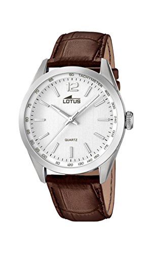 Lotus Herren Analog Quarz Uhr mit Leder Armband 18149/1 - 1