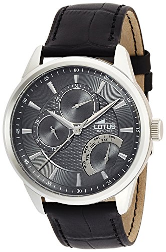 Lotus Herren-Armbanduhr Analog Quarz Leder 15974/4 - 1