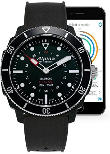 Alpina Schweizer Horological Hybrid-Smartwatch Seastrong AL-282LBB4V6 - 2