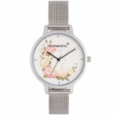 Blumenkind Damen Quarz Armbanduhr - Woodstock Kolibri 15081969SWHSS - 1