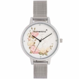 Blumenkind Damen Quarz Armbanduhr - Woodstock Kolibri 15081969SWHSS - 1