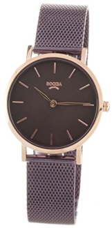 Boccia Damen Analog Quarz Uhr mit Edelstahl Armband 3281-05 - 1