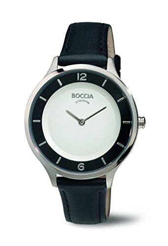 Boccia Damen-Armbanduhr Analog Quarz Leder 3249-01 - 1