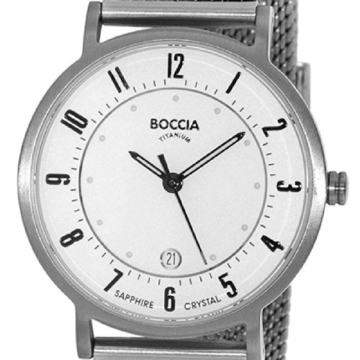 Boccia Damen-Armbanduhr XS Analog Quarz Titan 3296-02 - 2