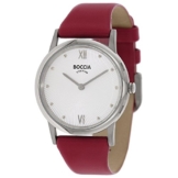 Boccia Damen Digital Quarz Uhr mit Leder Armband 3265-01 - 1