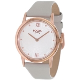 Boccia Damen Digital Quarz Uhr mit Leder Armband 3265-03 - 1