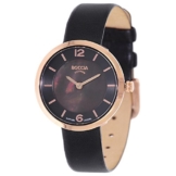 Boccia Damen Digital Quarz Uhr mit Leder Armband 3266-03 - 1