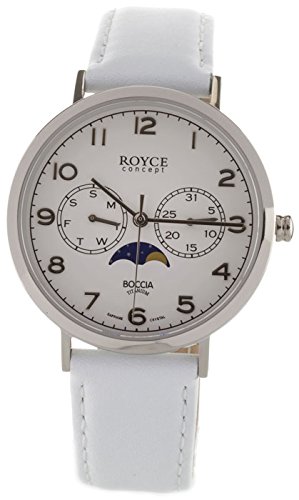 Boccia Herren Analog Quarz Uhr mit Leder Armband 3612-01 - 1