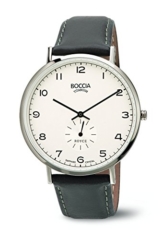 Boccia Herren-Armbanduhr Analog Quarz Leder 3592-01 - 1