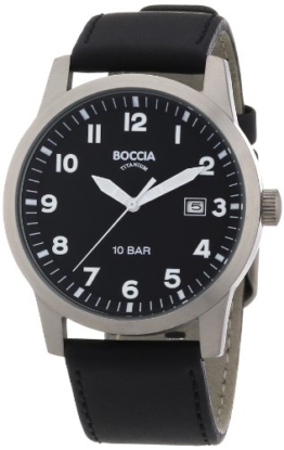 Boccia Herren-Armbanduhr Leder 3631-01 - 1