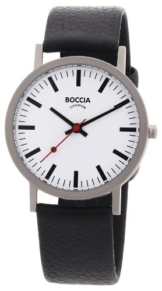 Boccia Herren-Armbanduhr Leder 521-03 - 1