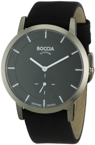 Boccia Herren-Armbanduhr Mit Lederarmband Trend 3540-02 - 1