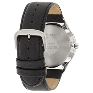 Boccia Herren Digital Quarz Uhr mit Leder Armband 3606-01 - 2