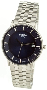 Boccia Herren Digital Quarz Uhr mit Titan Armband 3607-03 - 1