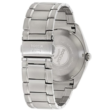 Boccia Herren Digital Quarz Uhr mit Titan Armband 3608-03 - 3