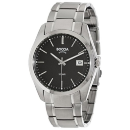 Boccia Herren Digital Quarz Uhr mit Titan Armband 3608-04 - 1