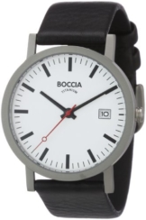 Boccia Herrenuhr Analog Quarz mit Lederarmband 3622-01 - 1