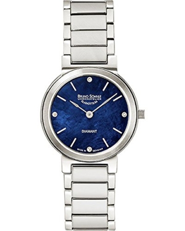 Bruno Söhnle Damen Analog Quarz Uhr mit Edelstahl Armband 17-13108-392 - 1