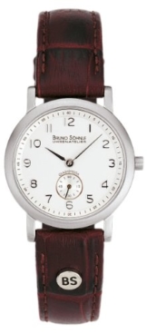 Bruno Söhnle Damen Analog Quarz Uhr mit Leder Armband 17-13035-221 - 1