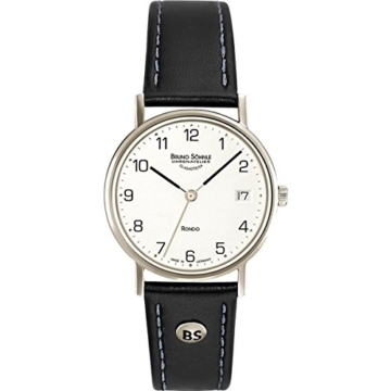 Bruno Söhnle Damen Analog Quarz Uhr mit Leder Armband 17-13106-221 - 1