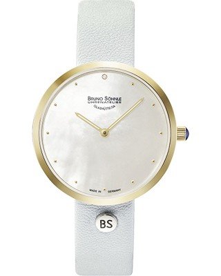 Bruno Söhnle Damen Analog Quarz Uhr mit Leder Armband 17-23171-951 - 1
