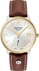 Bruno Söhnle Damen Analog Quarz Uhr mit Leder Armband 17-23183-241 - 1