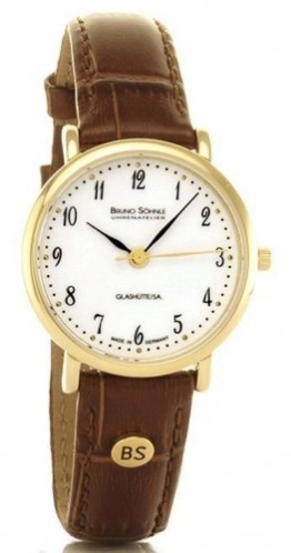 Bruno Söhnle Damen Analog Quarz Uhr mit Leder Armband 17-33045-921 - 1