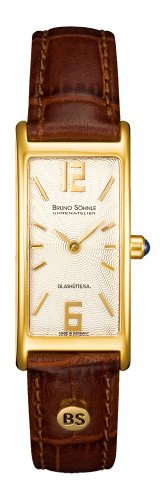 Bruno Söhnle Damen Analog Quarz Uhr mit Leder Armband 17-33088-221 - 1