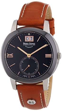 Bruno Söhnle Damen-Armbanduhr XS Analog Quarz Leder 17-73147-735 - 1