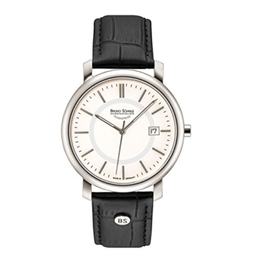 Bruno Söhnle Herren Analog Quarz Uhr mit Leder Armband 17-13142-241 - 1