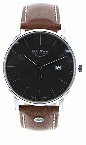 Bruno Söhnle Herren Analog Quarz Uhr mit Leder Armband 17-13175-841 - 1