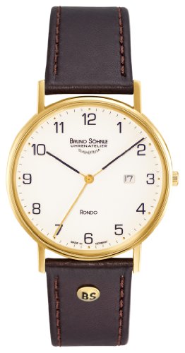 Bruno Söhnle Herren Analog Quarz Uhr mit Leder Armband 17-33105-921 - 1