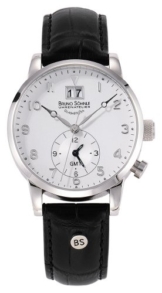 Bruno Söhnle Herren-Armbanduhr Milano GMT Analog Quarz Leder 17-13043-221 - 1