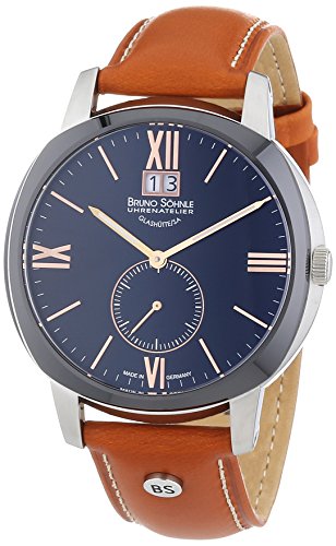 Bruno Söhnle Herren-Armbanduhr XL Analog Quarz Leder 17-73146-735 - 1