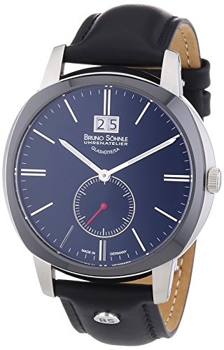 Bruno Söhnle Herren-Armbanduhr XL Analog Quarz Leder 17-73146-741 - 1