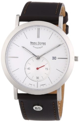 Bruno Söhnle Herrenuhr Analog Quarz mit Lederarmband – 17-13086-245 - 1