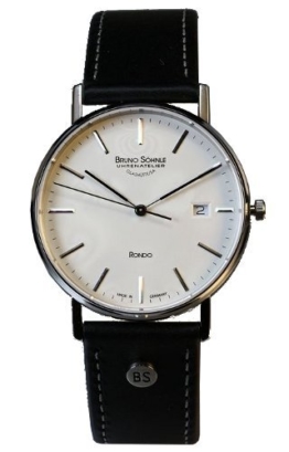 Bruno Söhnle Herrenuhr Analog Quarz mit Lederarmband – 17-13105-241 - 1