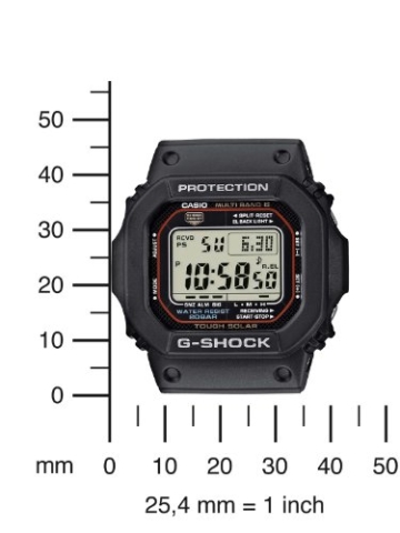 Casio G-Shock Herren-Armbanduhr Funk-Solar-Kollektion Digital Quarz GW-M5610-1ER - 4