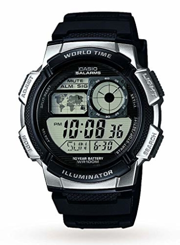 Casio Herren Uhr Digital mit Resinarmband AE-1000W-1A2VEF - 1