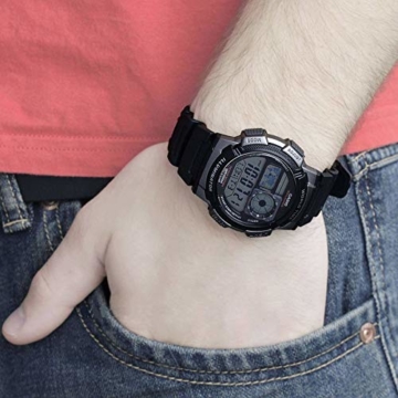 Casio Herren Uhr Digital mit Resinarmband AE-1000W-1A2VEF - 7