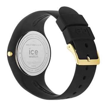 Ice-Watch - Ice Glitter Black - Schwarze Damenuhr mit Silikonarmband - 001356 (Medium) - 5