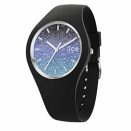 Ice-Watch - Ice lo Milky way - Schwarze Damenuhr mit Silikonarmband - 016903 (Medium) - 1