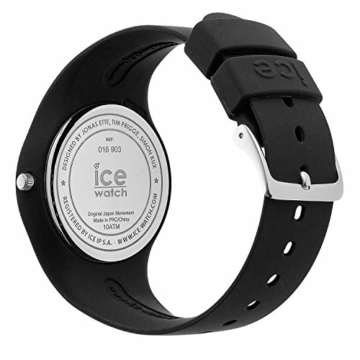 Ice-Watch - Ice lo Milky way - Schwarze Damenuhr mit Silikonarmband - 016903 (Medium) - 4